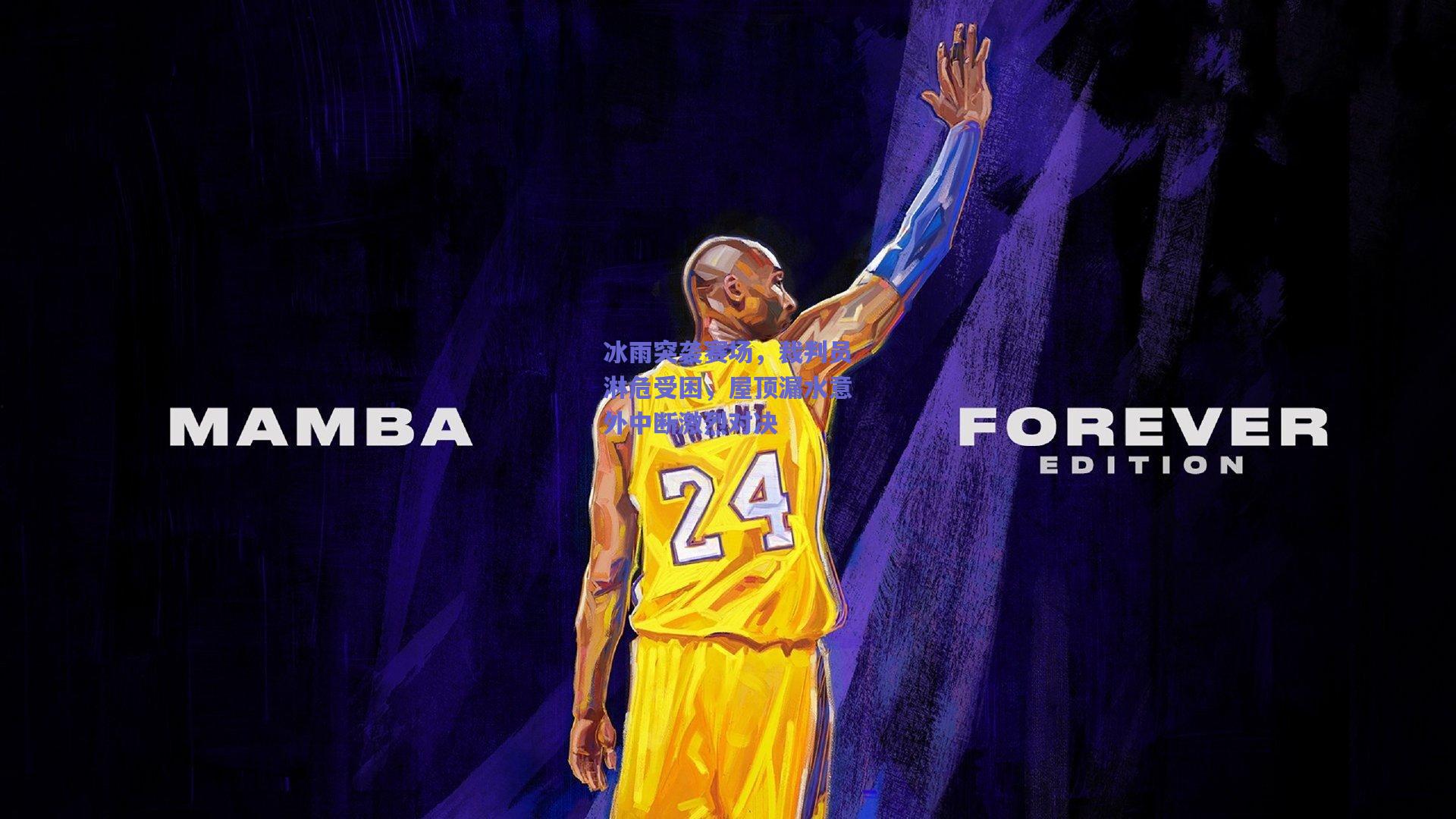 冰雨突袭赛场，裁判员淋危受困，屋顶漏水意外中断激烈对决